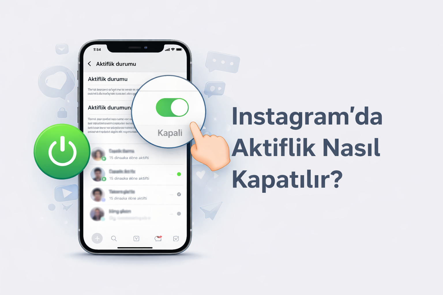 Instagram’da Aktiflik Nasıl Kapatılır? (Son Görülme Gizleme – 2026 Güncel Rehber)